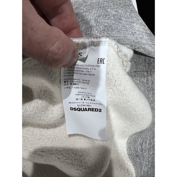 DSQUARED2 Sweatshirt Size S New With Tags Item Code: S74GU0265 S25148 858M NWT - Picture 16 of 16